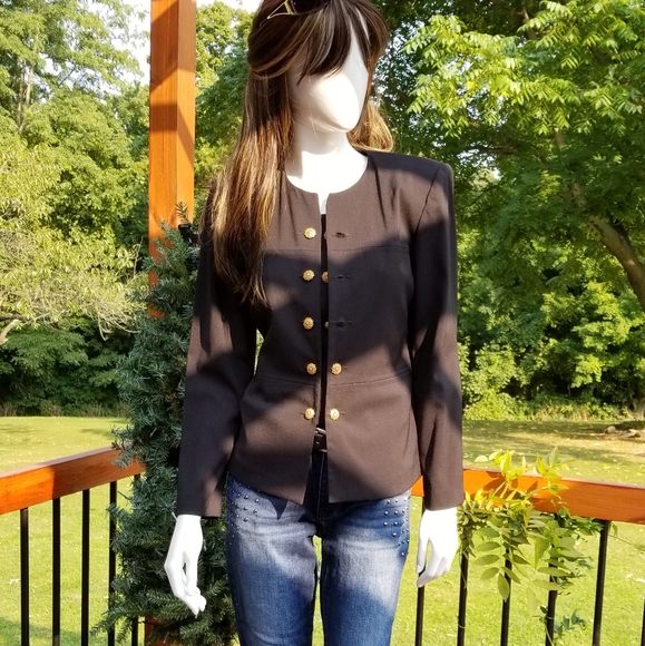 Leslie Fay:: Black 3-Way Blazer